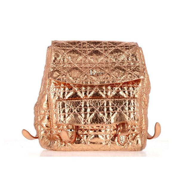 Dior Stardust Backpack in Gold Leather - Picture 1 of 8